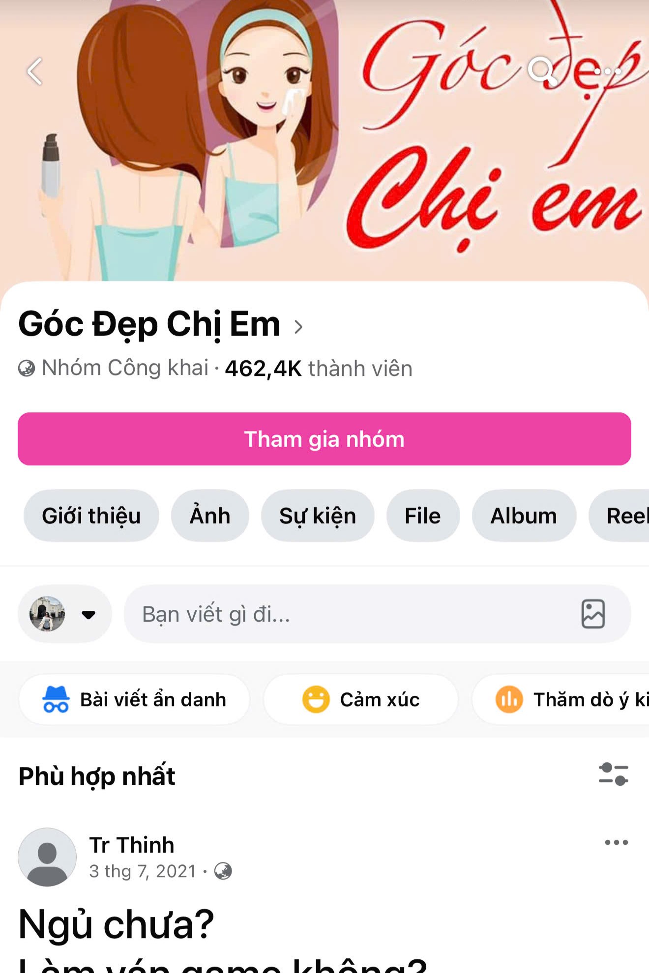 Group Góc đẹp chị em
